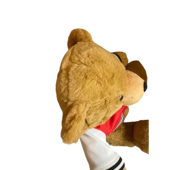 FAO Schwarz 12” Varsity Jacket Football Player Stuffed Teddy Bear Plush - Picture 9 of 14